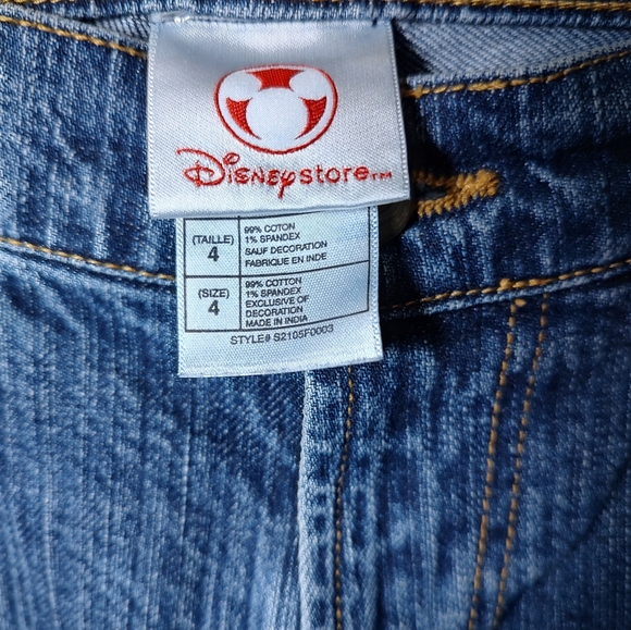 Disney Tinkerbell Midrise Bootcut Jeans Size 4 - Picture 6 of 10
